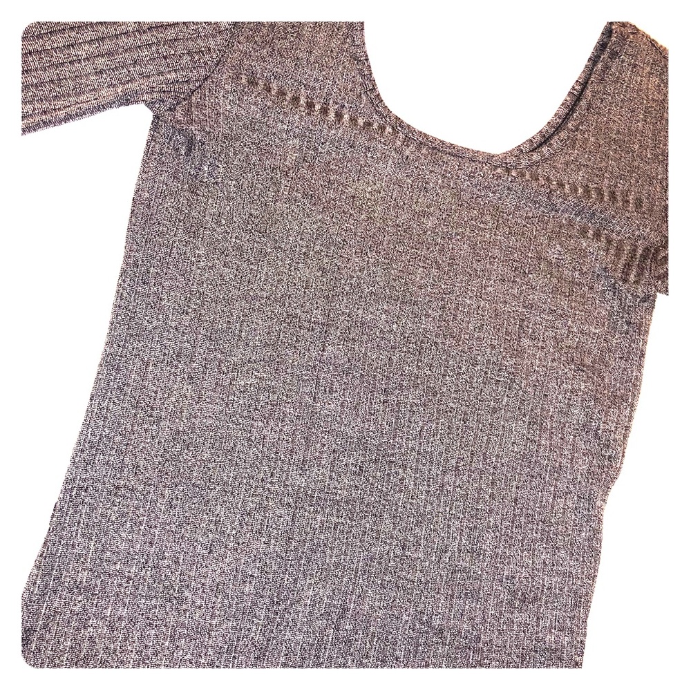 Gray 1/2 sleeve shirt